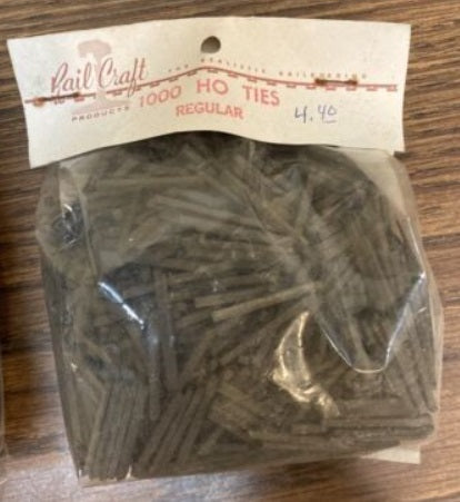 Rail Craft 1000 HOn3 Wooden Regular Ties