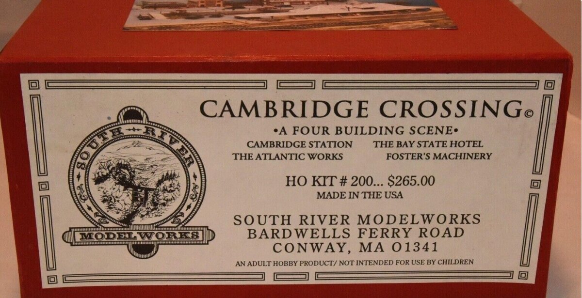 South River Model Works 200 HO Cambridge Crossing Four Building Scene Kit
