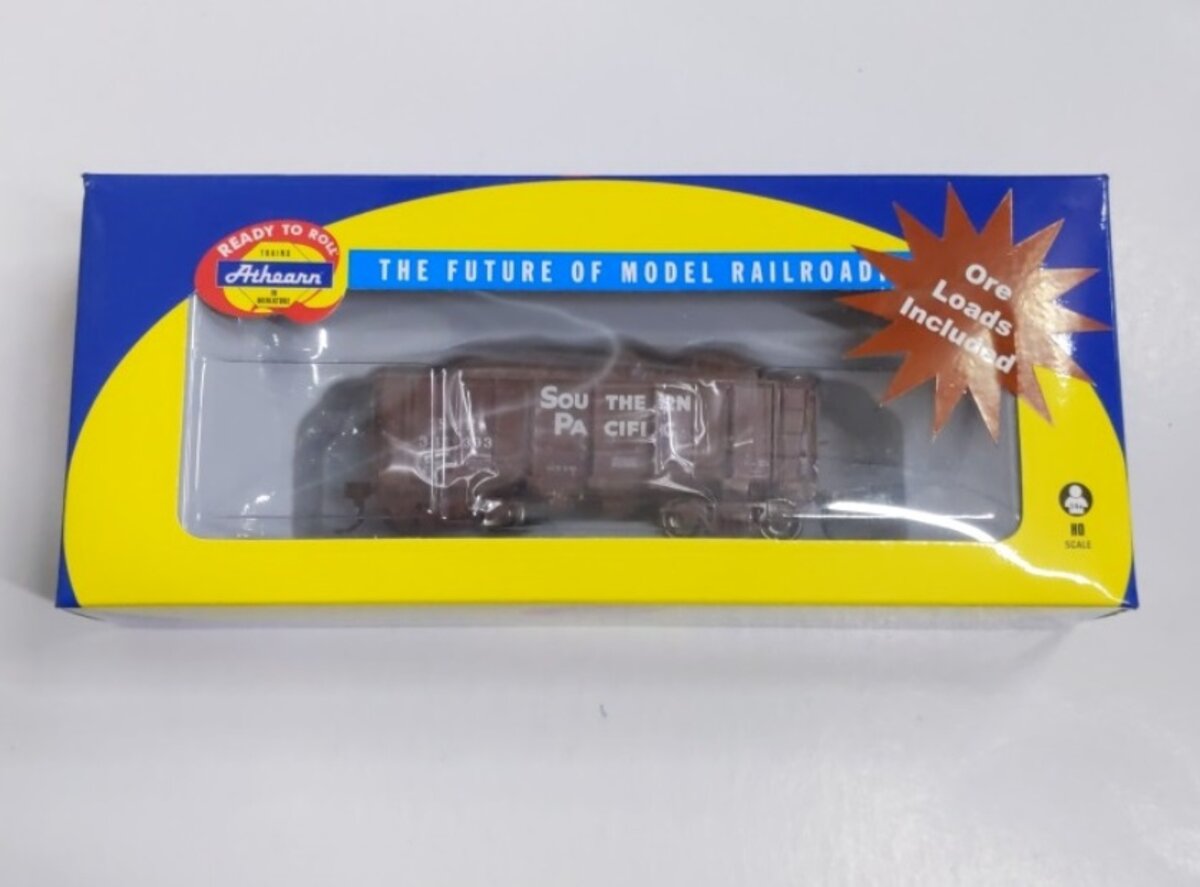 Athearn 97675 HO Southern Pacific 26' Low-Side Ore Car #345393