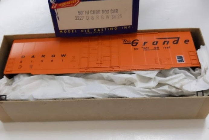Roundhouse 3227 HO D&RGW 50' Hi-Cube Boxcar Kit