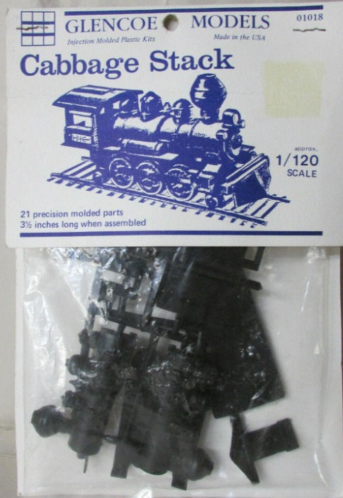 Glencoe 01018 G Cabbage Stack Locomotive Plastic Kit