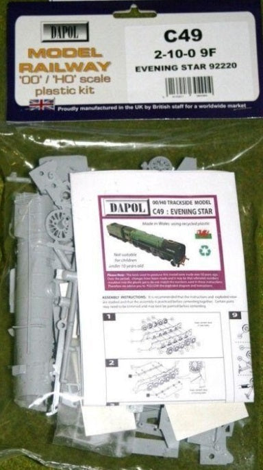 Dapol C49 OO No. 29220 Evening Star Plastic Kit