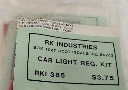 RK Industries RKI 385 Car Light Reg Kit