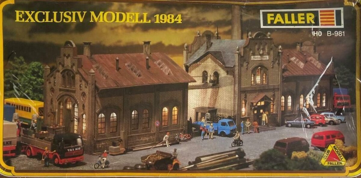Faller 981 HO Iron Foundry Exclusive Modell 1984 Building Kit – Trainz