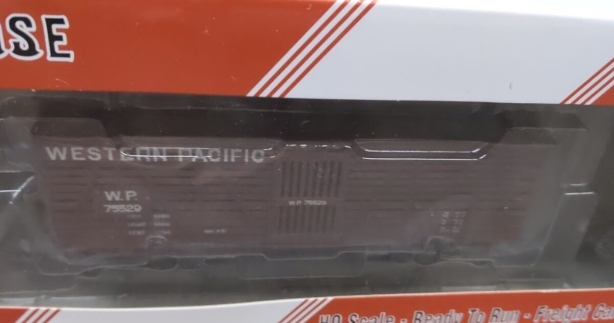 Red Caboose RR-39031-16 HO S-40-5 Stock Car Western Pacific Car # 75529