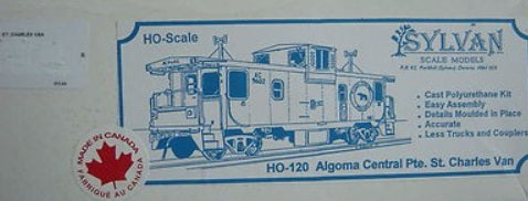Sylvan Scale Models HO-120 HO Algoma Central R Pte. St Charles Van Kit