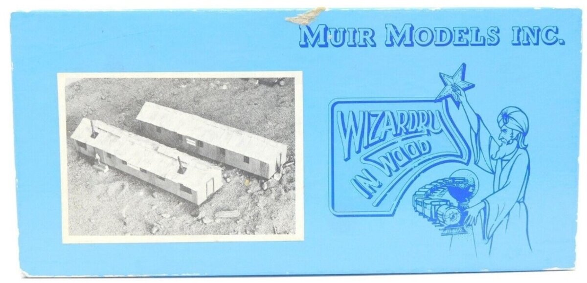 Muir Models 045 HO Muir Logging Co. Rayonier Dining & Cokking Cars Kit