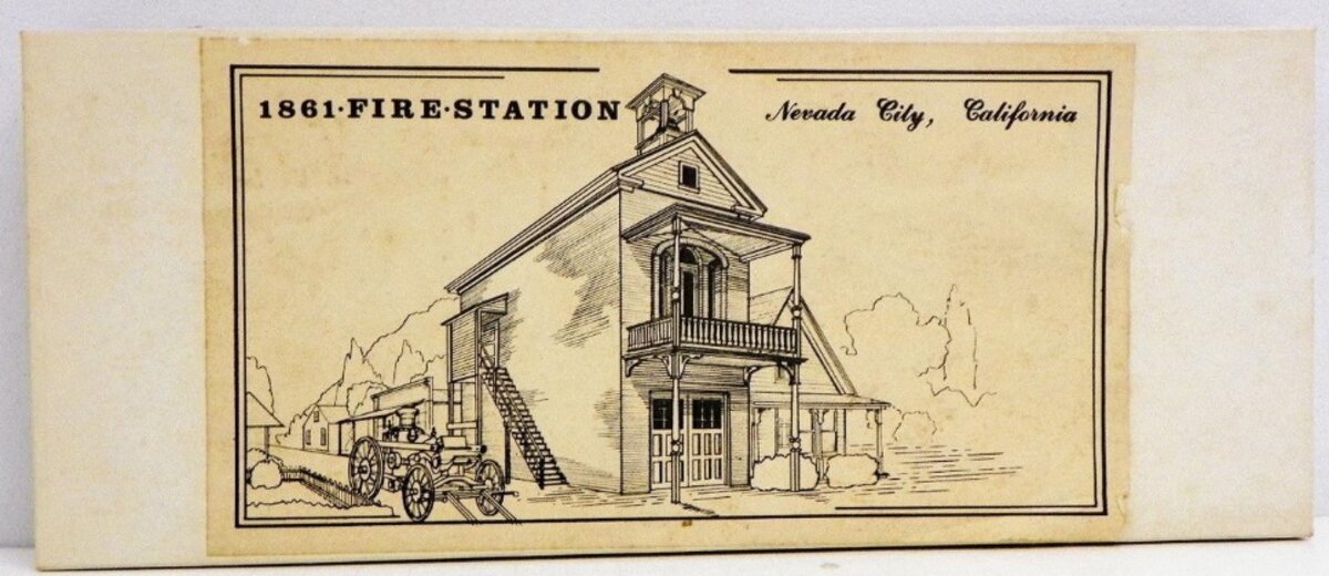 Historical Scale Miniatures FS-18 HO 1861 Fire Stattion Nevada City Kit