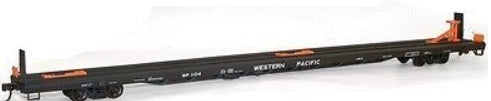 Accurail 8956 HO Western Pacific 89' T.O.F.C. Flatcar Kit (Set of 3)