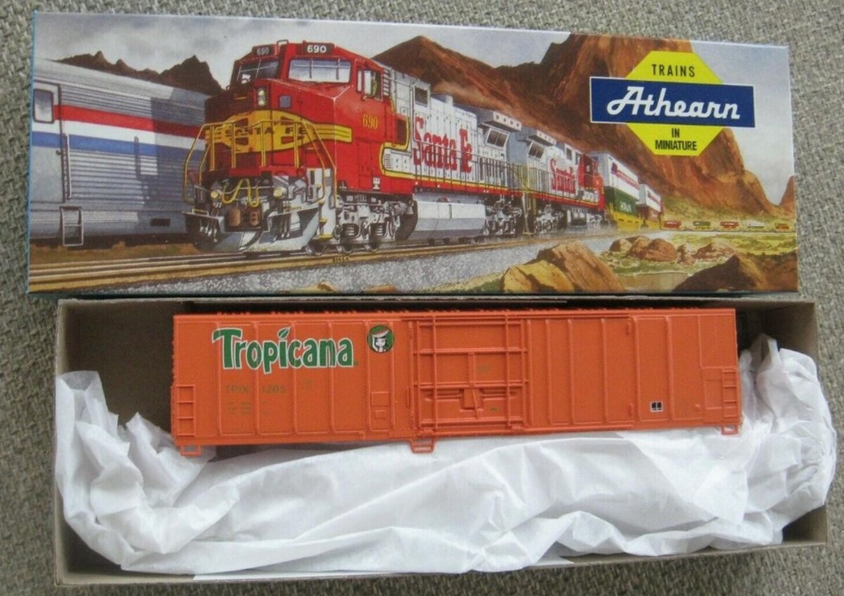 Athearn 2905E HO 57' Mechanical Reefer Tropicana # 1205 Kit