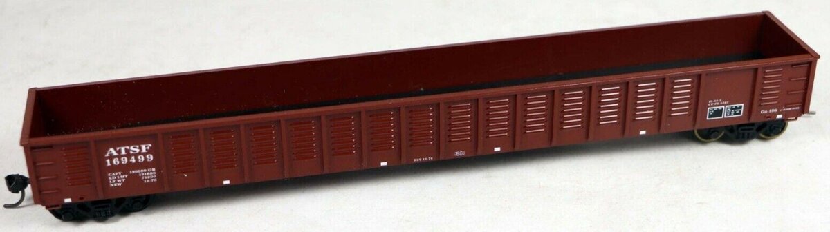 E&C Shops 0556-4 HO Santa Fe 65' Mill Gondola Car # 169499 Kit