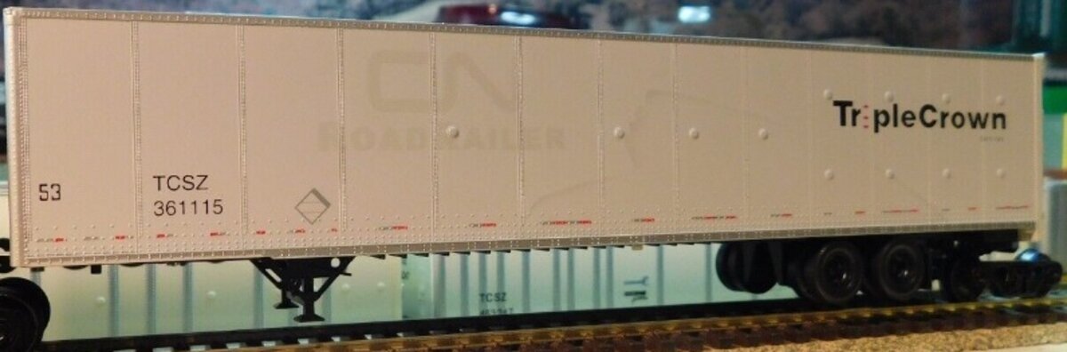 Bowser HO Triple Crown 53' Roadrailer TCS # 361115 Kit