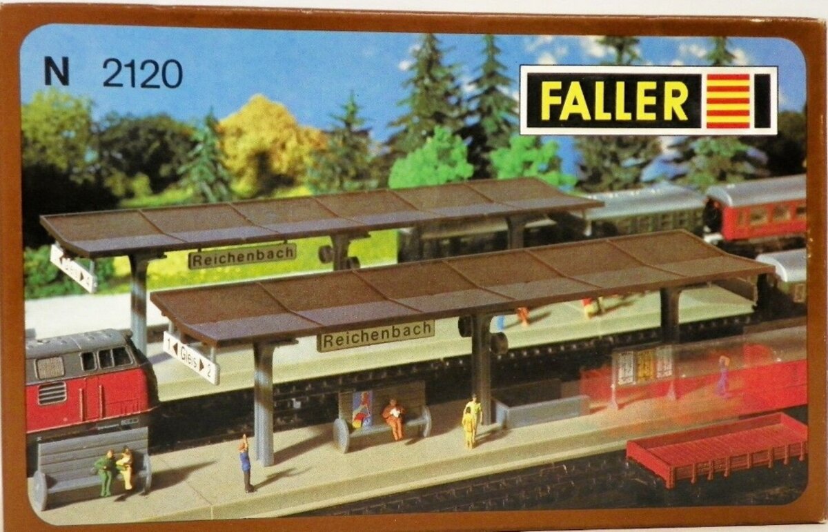 Faller 2120 N Scale Platforms Kit (Box of 2)