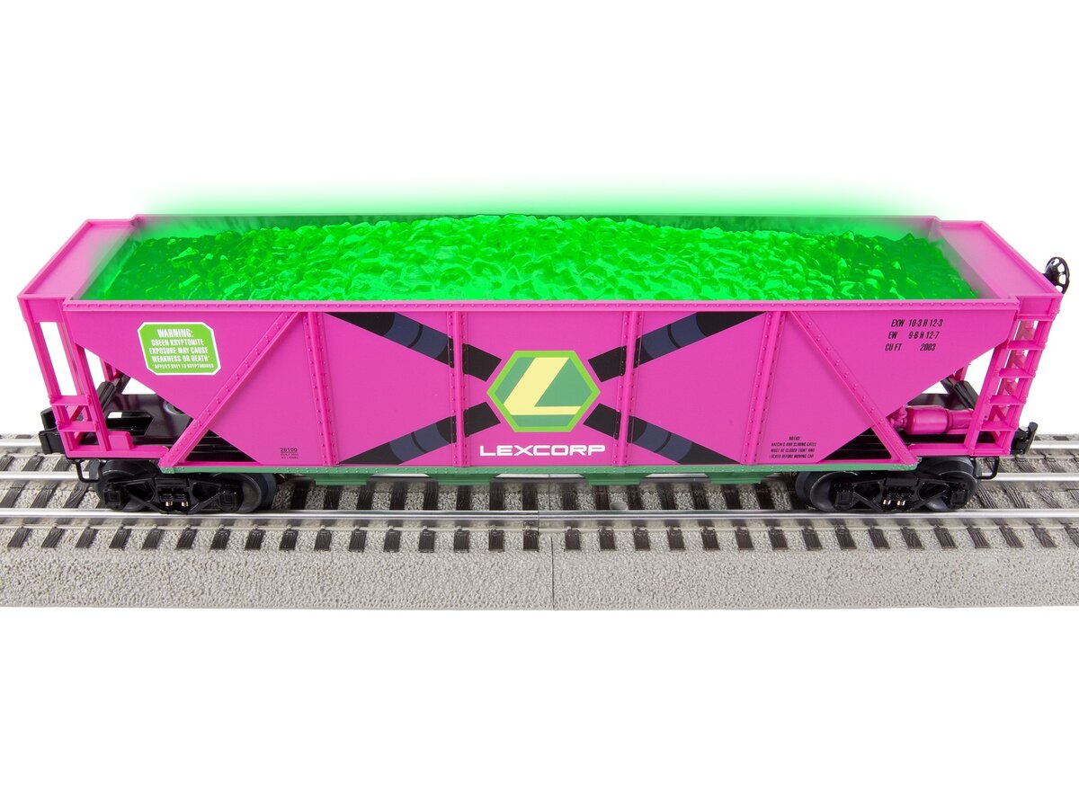 Lionel 2328100 O DC LexCorp Kryptonite Hopper