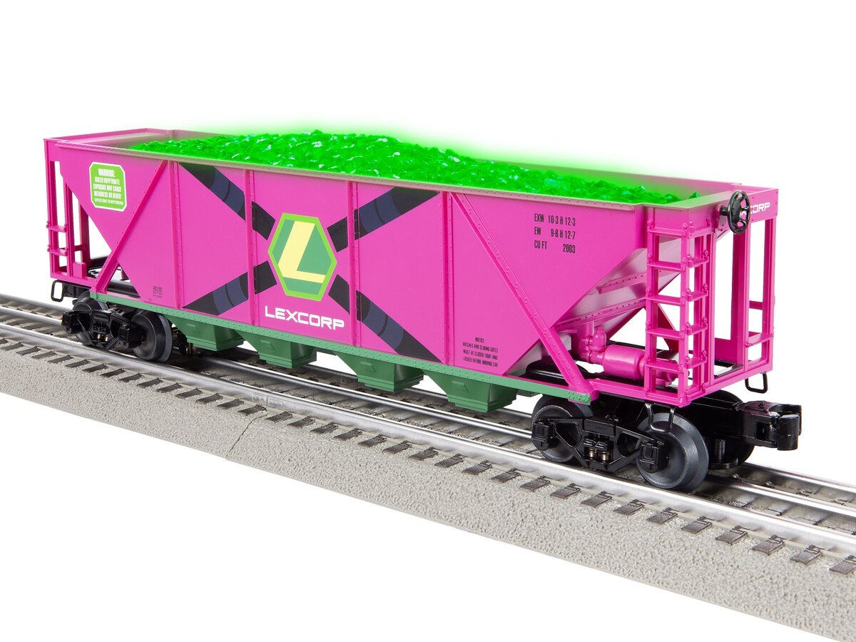 Lionel 2328100 O DC LexCorp Kryptonite Hopper