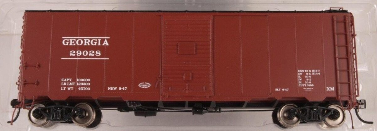 Branchline Trains 114122 HO Georgia RR 40' AAR 6' Door Boxcar # 29028