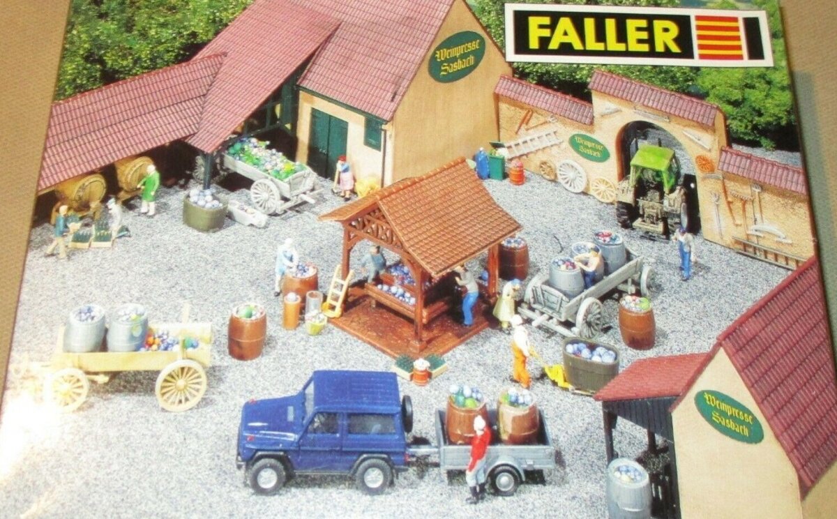 Faller 353 HO Wine Press Sasbach Kit