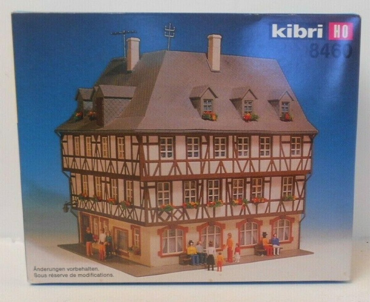 Kibri 8460 HO Half Timbered Corner Building Kit