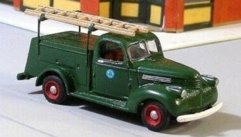 Sylvan Scale Models V-140 HO 1941-47 Chevy Telephone Utility Truck Kit