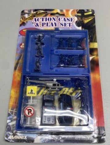 Mannix 52217 N Action Case & Play Set Figures/Accessories/Playmat Moveable Parts