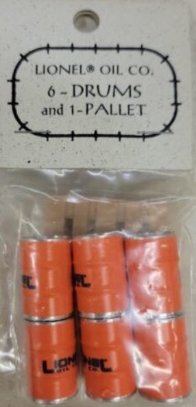 The Ink Well O Gauge Lionel Oil Co. 6 Drums & 1 Pallet