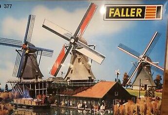 Faller 377 HO Windmill The Cat Model Kit