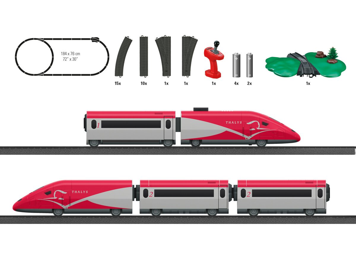 Marklin 29338 Marklin My World Thalys HO Gauge Starter Set
