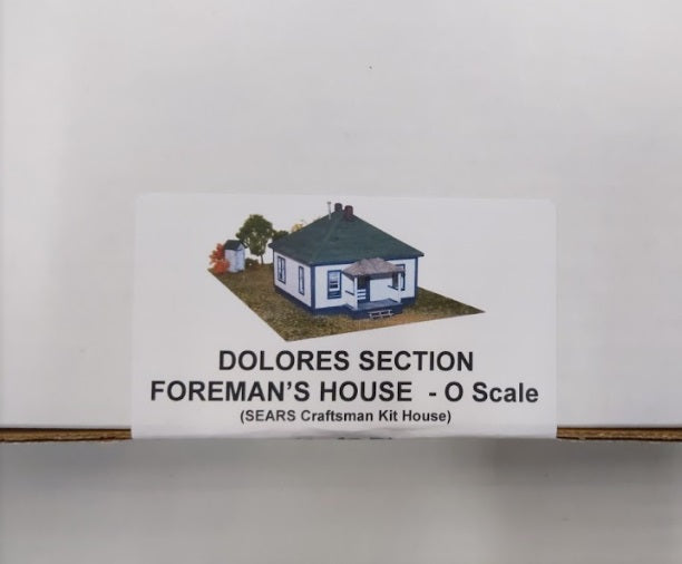 Raggs to Riches DSH-O O Scale Dolores Section Foreman's House Craftsman Kit