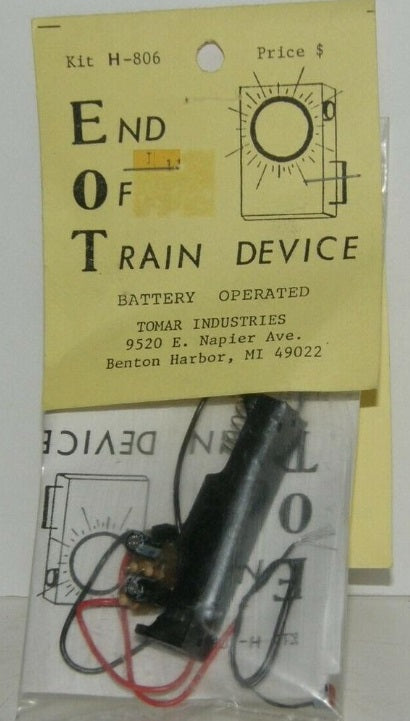 Tomar Industries H-806 HO End O Train Device Battery Operated