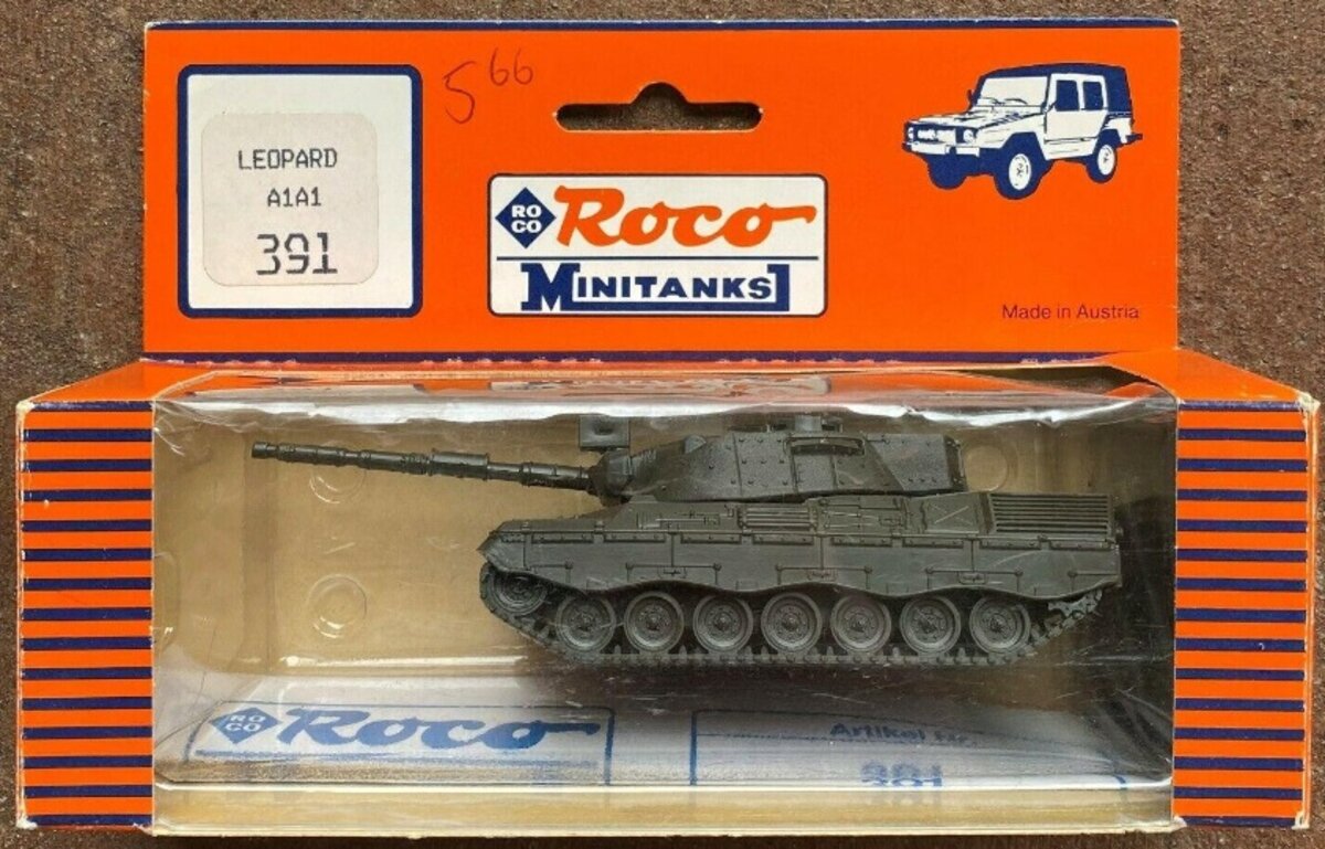 Roco 391 HO Leopard A1A1 Minitanks