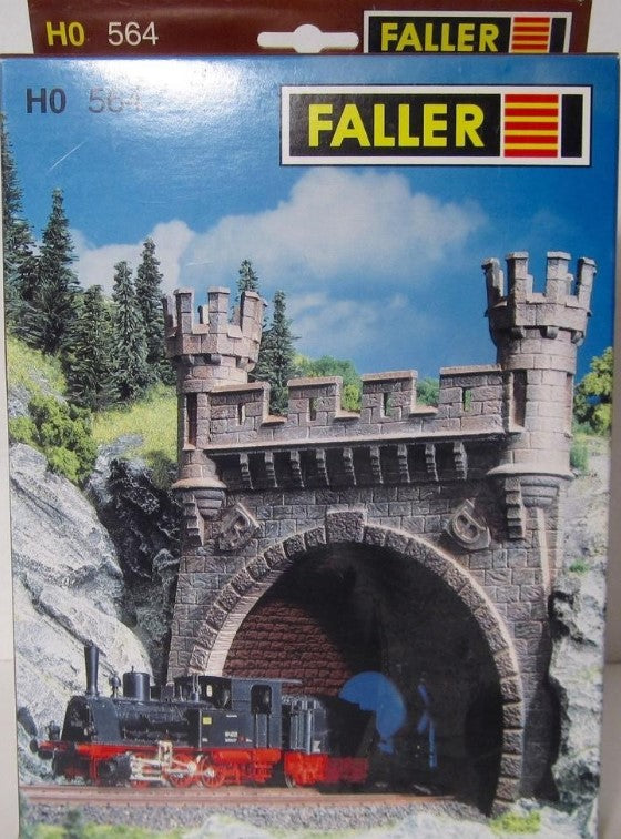 Faller 564 HO Tunnel Portal Building Kit Trainz
