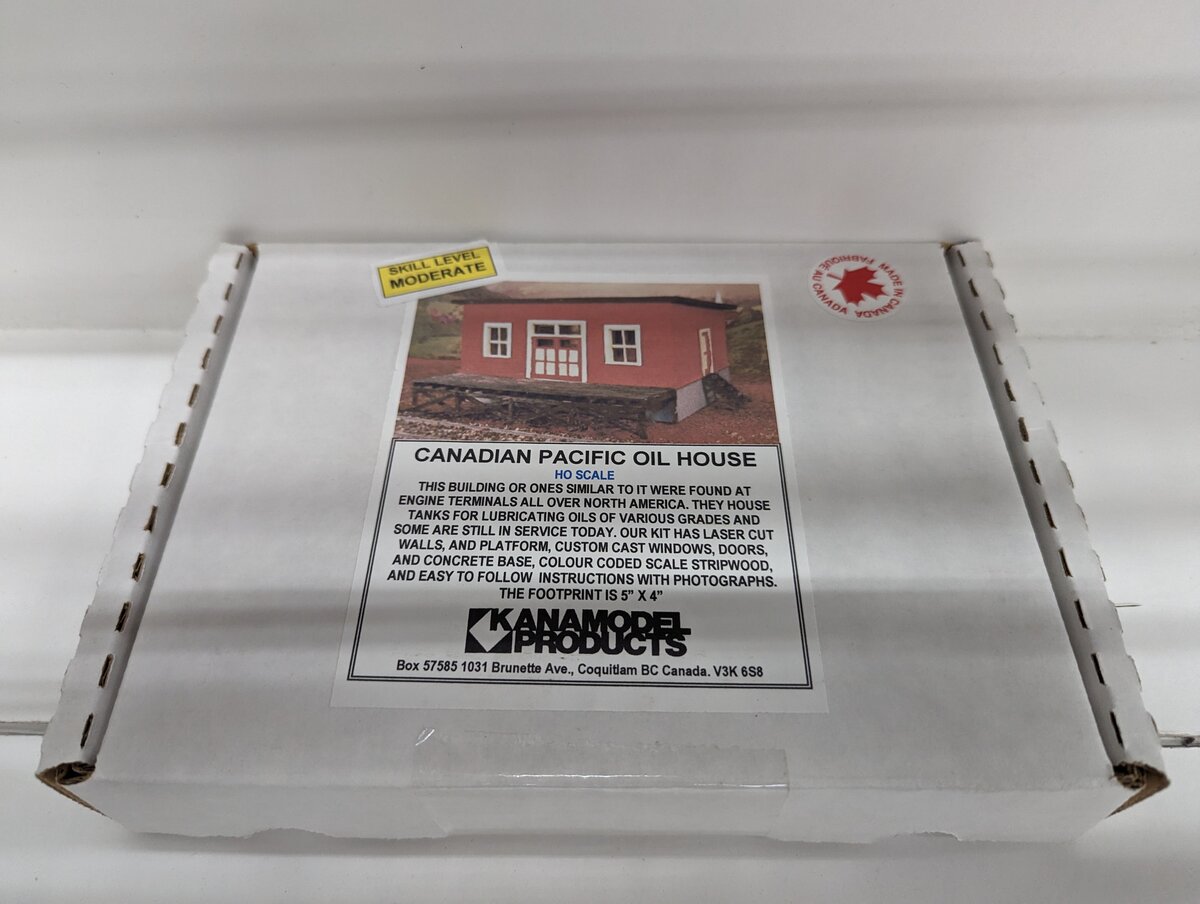 Kanamodel Products 1037 HO Canadian Pacific Oil House Building Kit