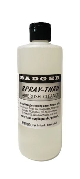 Badger STC-125 Spray-Thru Airbrush Cleaner - 125 oz. Bottle