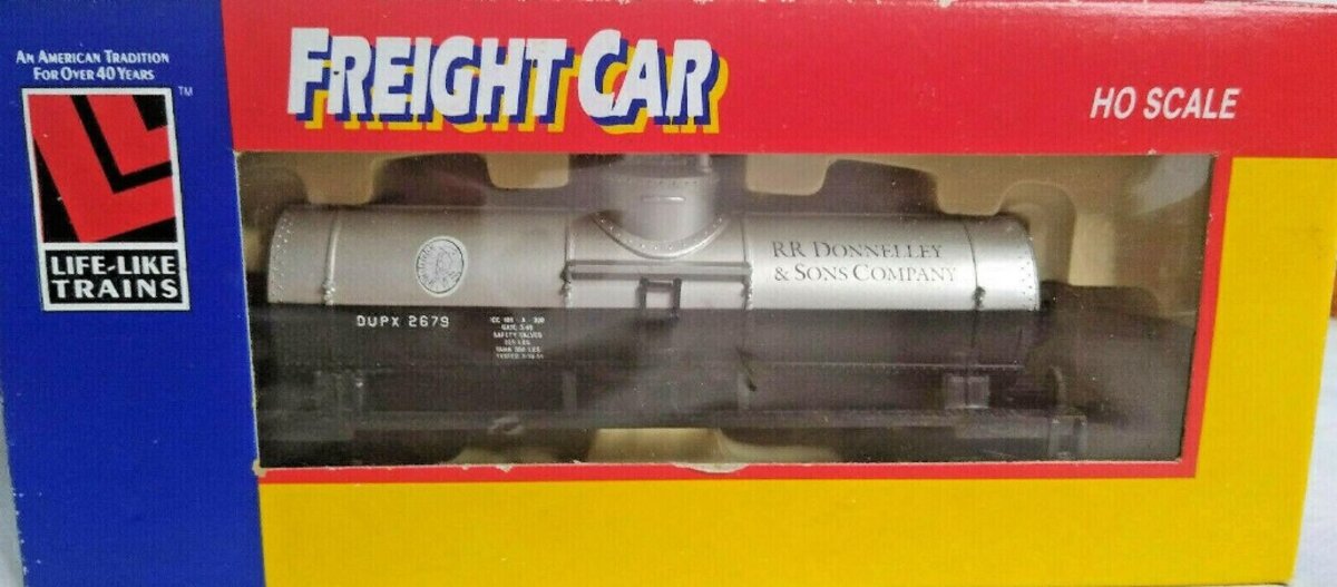 Life Like HO RR Donnelley & Sons Company Lakeside Press Tanker DUPX 2697