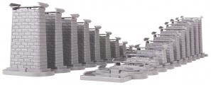 MTH 40-1145 O RealTrax Graduated Trestle System (Pack of 24)