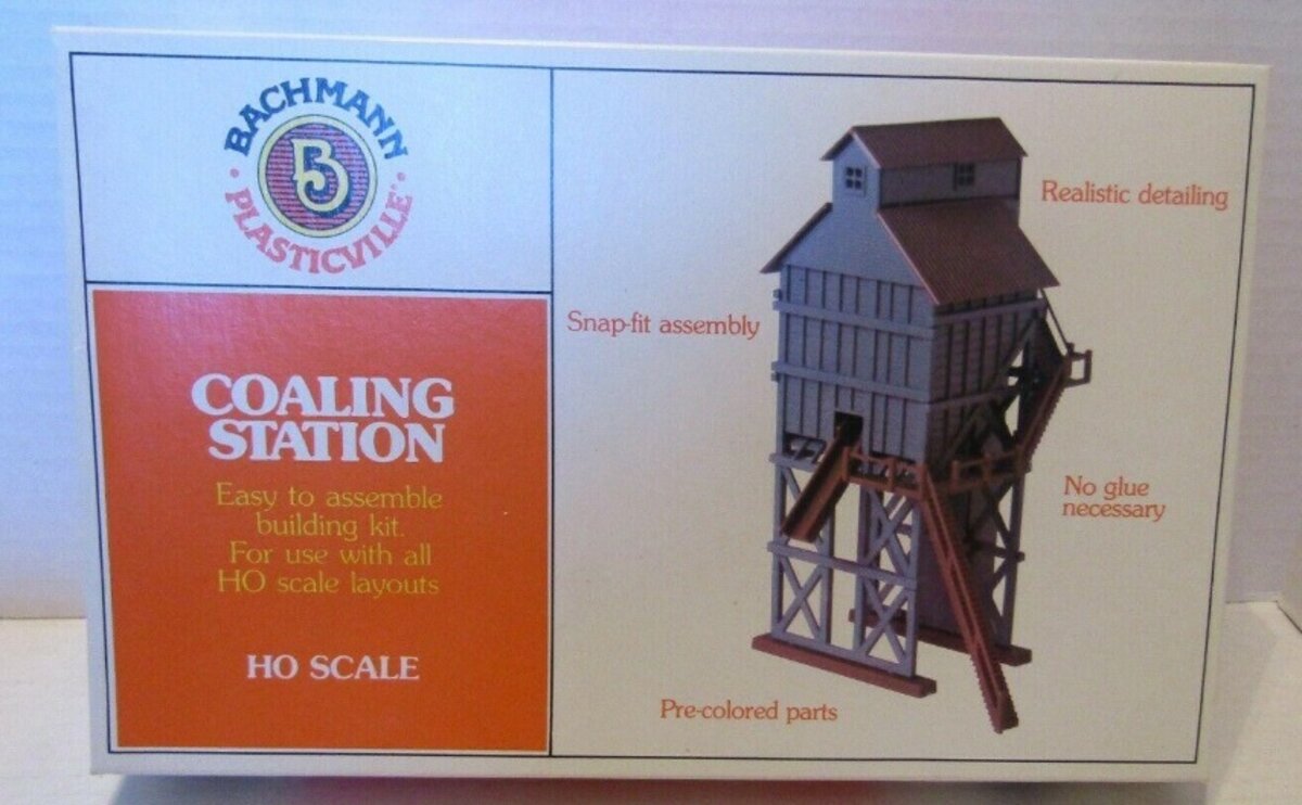 Bachmann 2711 HO Coaling Station Snap-Fit Building Kit