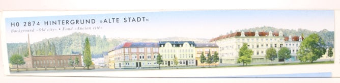 Modellbahn Background Busch 2874 HO Alte Stadt Modellbahn Hintergrund Background Fond – Trainz