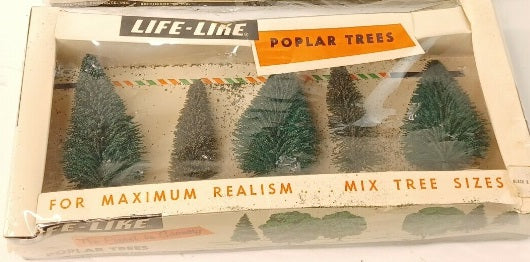 Life Like 139 HO Poplar Trees Mix Sizes (Box of 5)