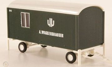 Herpa 76357  HO Max Wild Closed Container Trailer W/Hitch