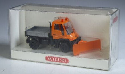 Wiking 6460335 HO Unimog U 400 Snow Plow Truck