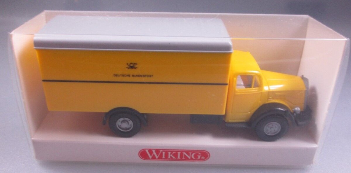 Wiking 8600125 HO Post Koffer LKW (Mercedes Benz L 6600) Box Truck