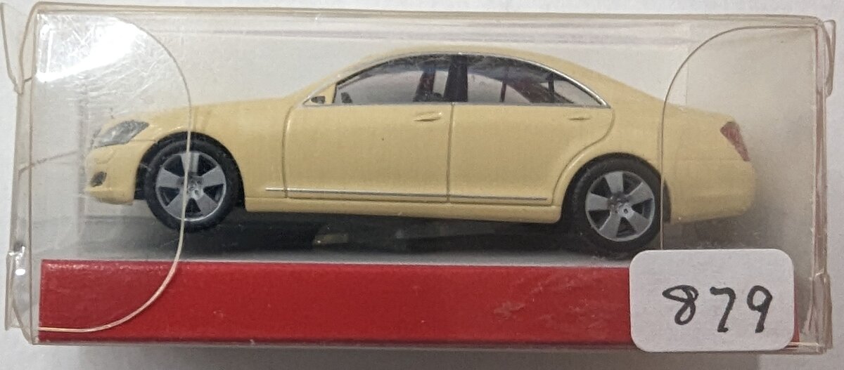 Herpa 047494 HO Mercedes Benz S-Klasse Taxi Beige