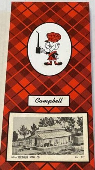 Campbell Scale Models 377-1295 HO Seebold Manufacturing Co. Kit