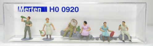 Merten 0920 HO Wine Harvest Workers (Set of 6)