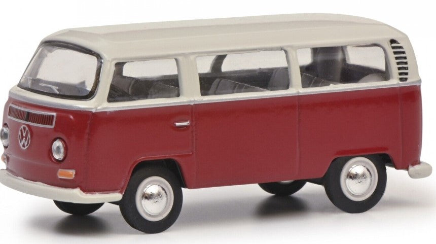 Model Power 372 HO Volkswagen Red W/Cream Top Bus