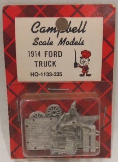Campbell Scale Models 1133-335 HO 1914 Ford Truck Metal Kit
