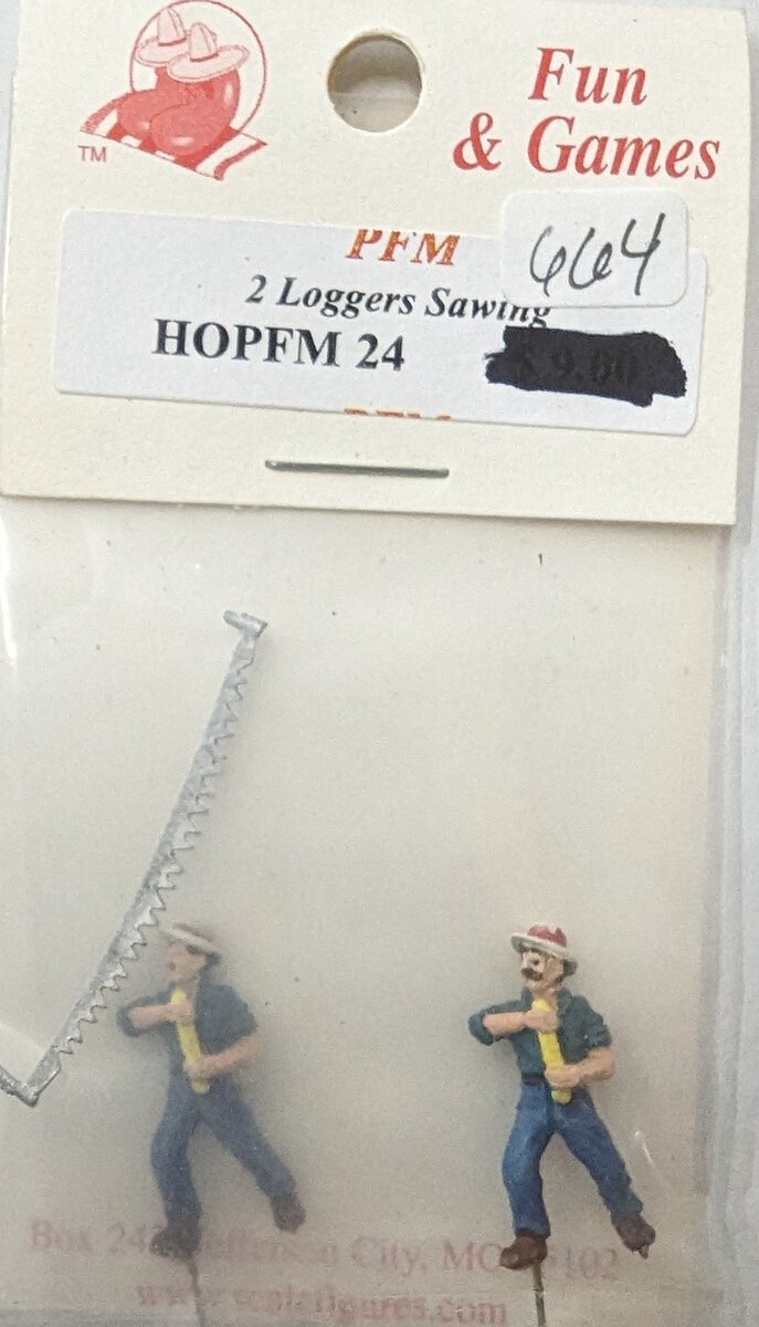 Sparkling Star Models HOPFM 24 HO Two Loggers Sawing (Pack of 3)