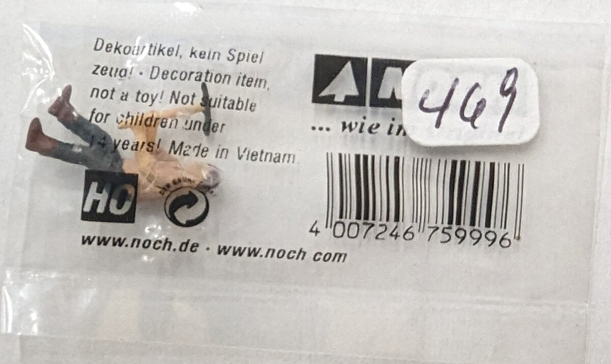 Noch 4007246759996 N Scale Man With Pick Ax