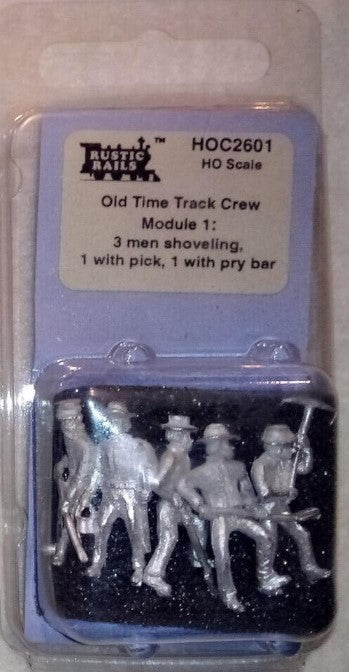 Rustic Rails HOC2601 HO Track Crew Module 1 Figures (Pack of 5)