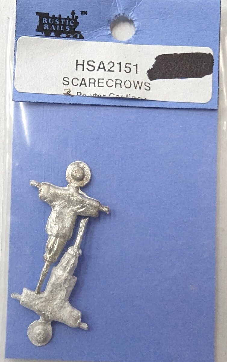 Rustic Rails HSA2151 HO Scarecrows (Pack of 2)